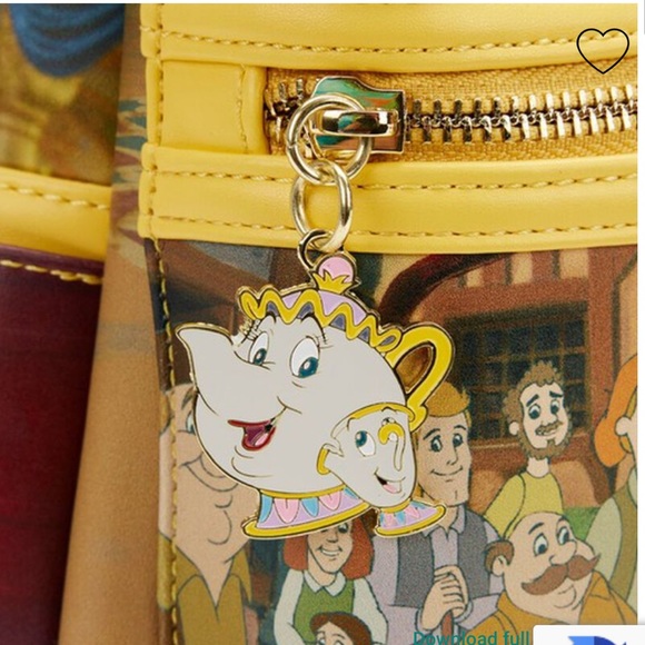 Beauty and the Beast Princess Scenes Mini Backpack - Picture 8 of 9